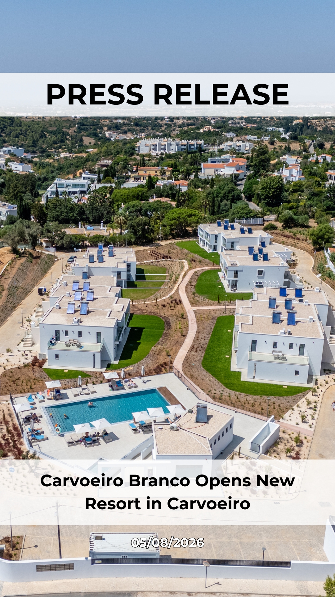 Carvoeiro Branco Opens New Resort in Carvoeiro